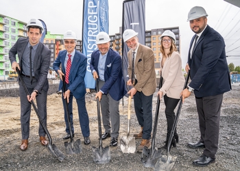 Construction begins for the condos building at Città Montréal